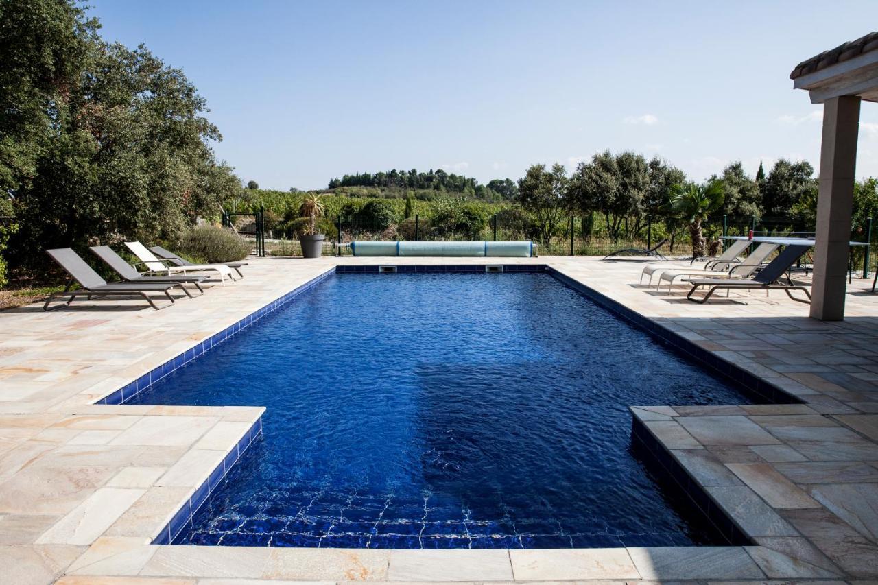 Domaine De Cazaban Apartman Villegailhenc Kültér fotó